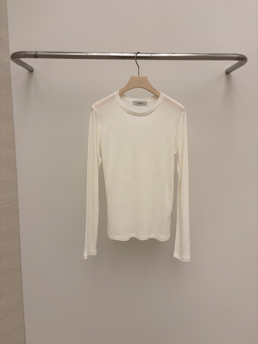 LAIVE韓國東大門直郵女裝新品26春夏職業熱賣推薦長袖T恤LAIVE長袖T恤