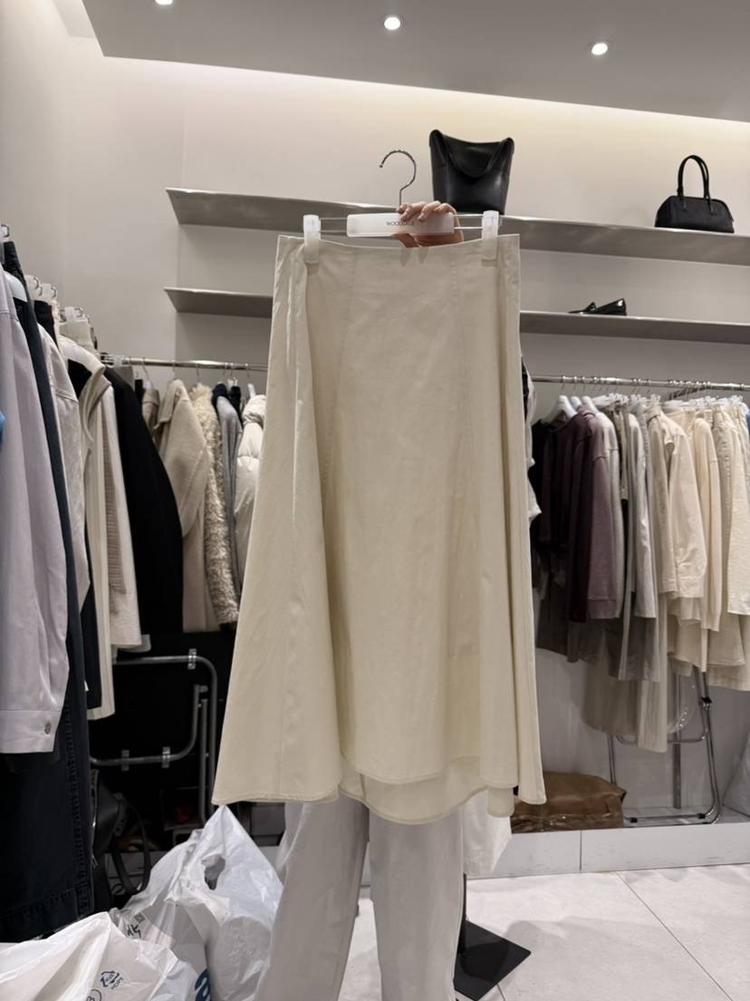 WOOD SAGE韓國東大門代購女士新款26春夏職業半身裙中短裙WOOD SAGE半身裙/中短裙