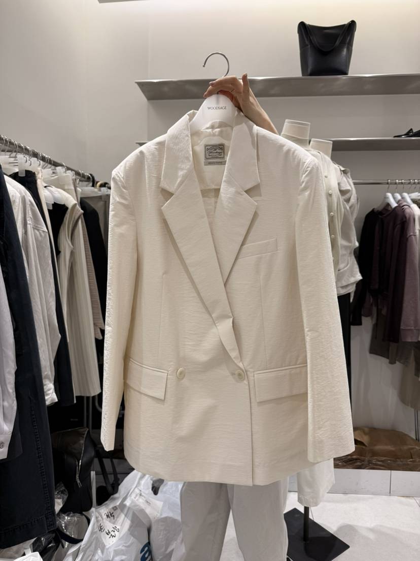 WOOD SAGE韓國直郵女裝新款職業時尚熱賣推薦休閑夾克雙層WOOD SAGE夾克