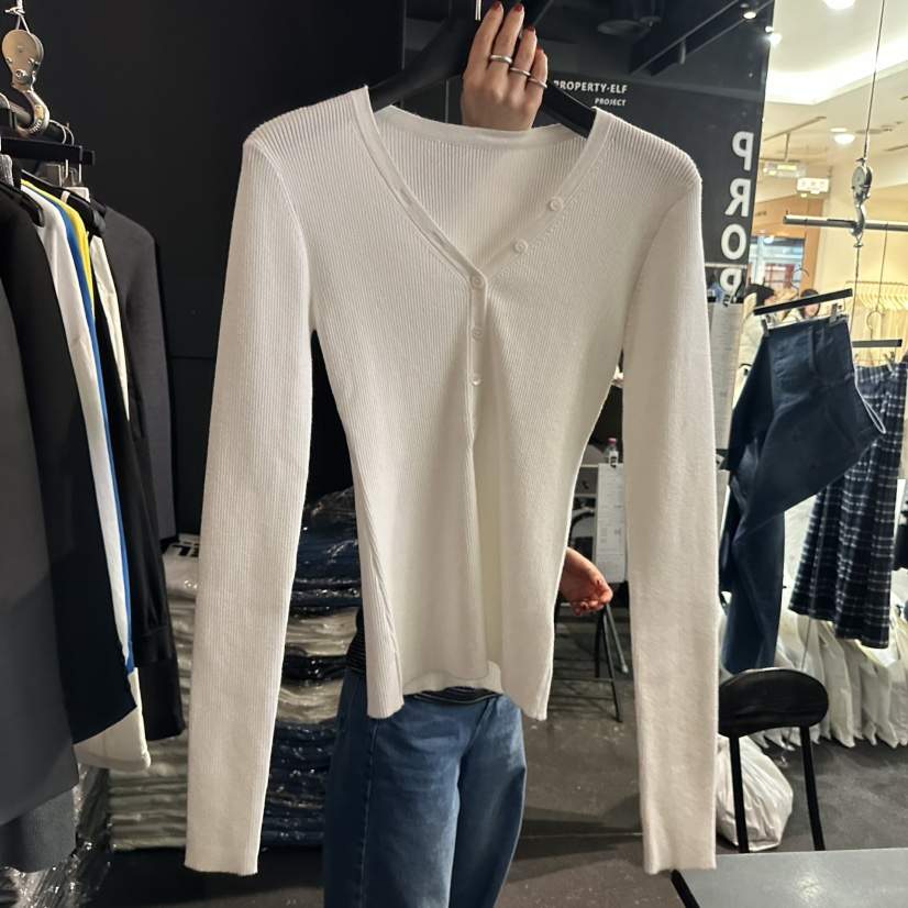 ELF-L韓國直郵實拍女裝新品職業26春夏人氣熱賣休閑長袖T恤PROJECT ELF/ELF-L長袖T恤