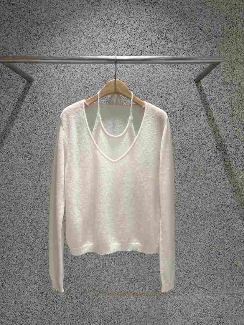 ADDICTED韓國直郵實拍女士新款推薦26春夏時尚針織衫假兩件ADDICTED針織衫