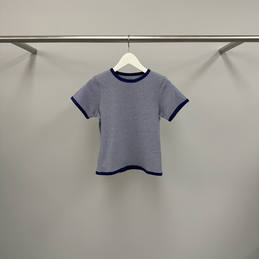 WATER/RIVER韓國直郵女裝新款熱賣時尚人氣推薦休閑T恤條紋WATER/RIVERT恤