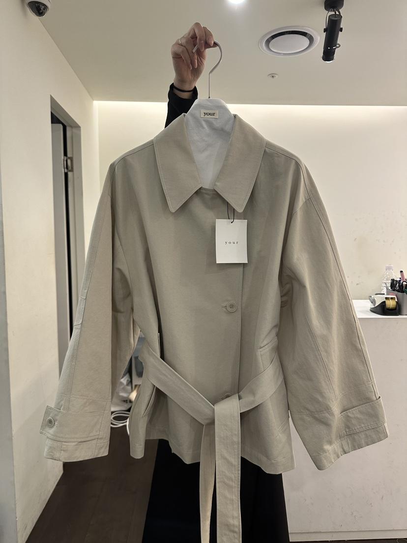 YOUR-P韓國直郵實拍女士新品人氣推薦熱賣時尚夾克含腰帶YOUR-P夾克