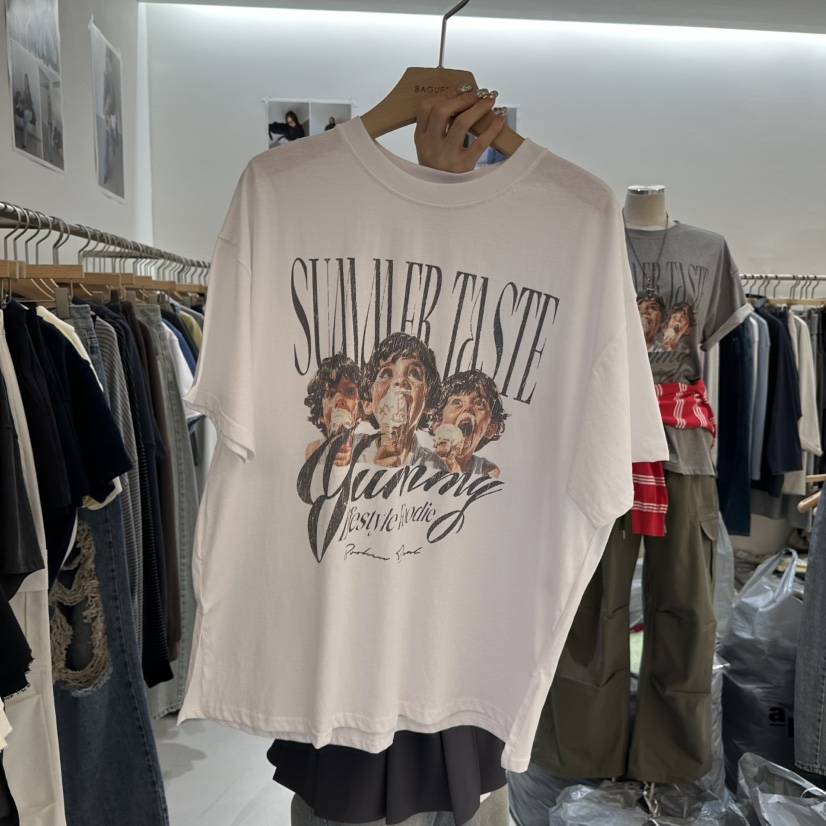 BAGUETTE-P韓國代購女士新款26春夏推薦熱賣職業人氣T恤BAGUETTE-PT恤