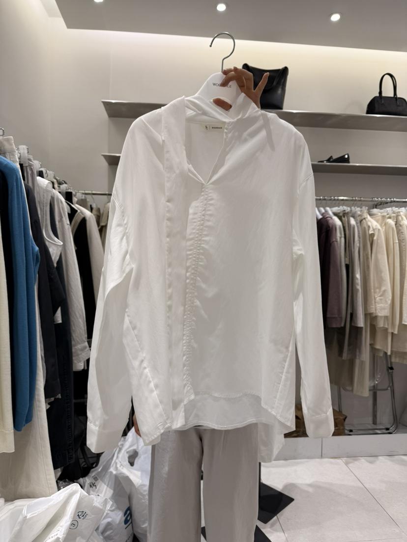 WOOD SAGE韓國直郵實拍女士新款職業熱賣推薦襯衫蕾絲衫WOOD SAGE襯衫/蕾絲衫