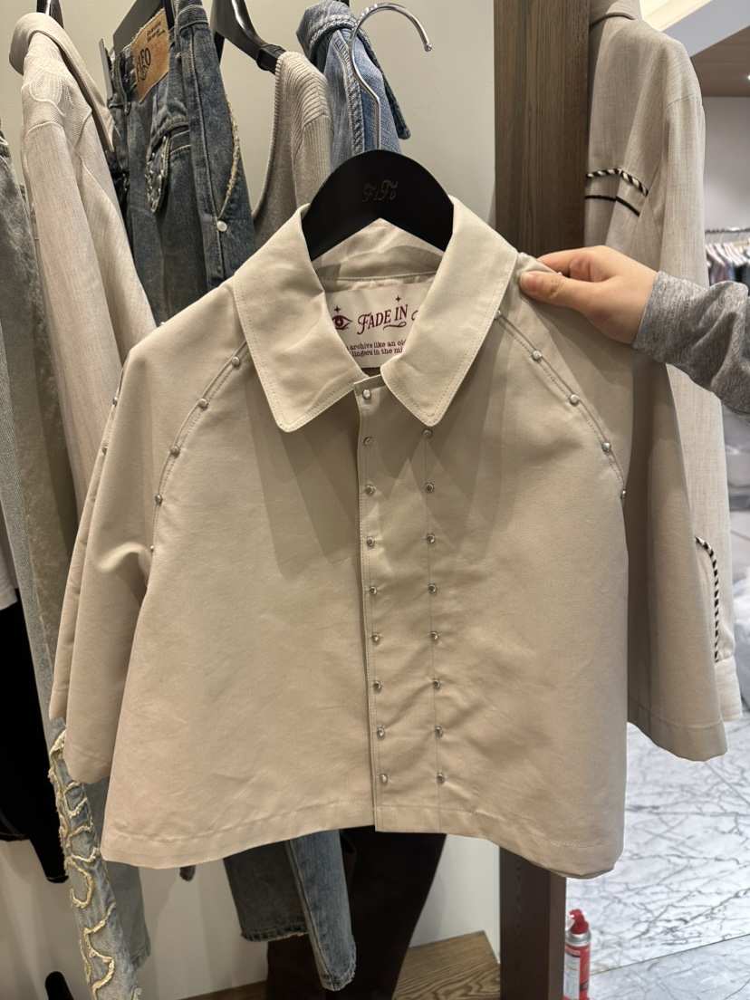 FIFO/UNANSWERED-MYSTERY韓國代購女士新款26春夏休閑夾克FIFO/UNANSWERED-MYSTERY夾克