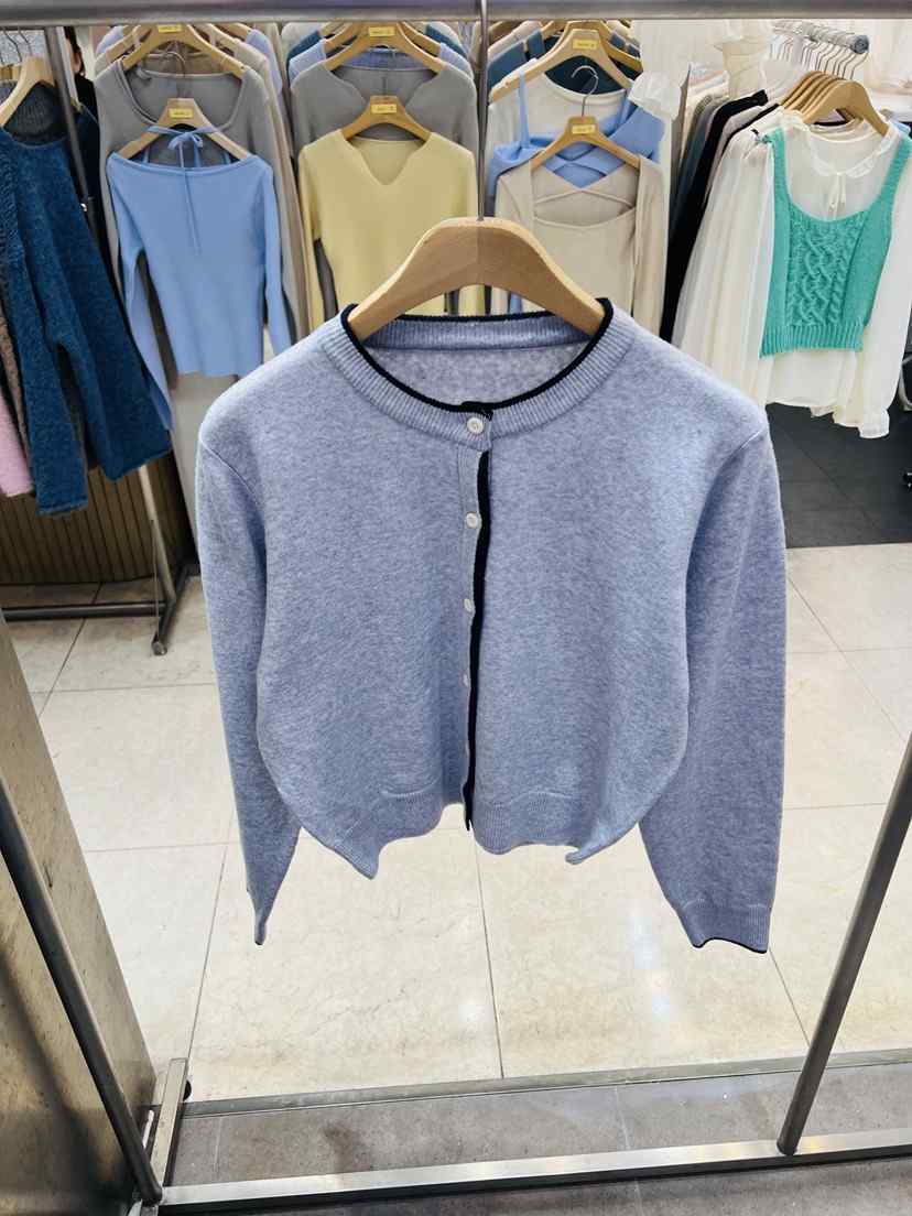 BLACK NOTE韓國直郵女裝新款時尚人氣休閑推薦針織衫開衫BLACK NOTE針織衫