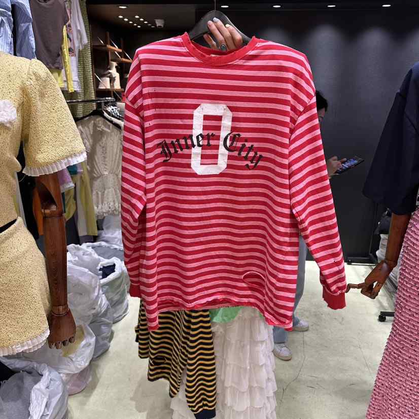 CHAVI東大門直郵女裝新品推薦職業26春夏時尚熱賣長袖T恤CHAVI長袖T恤