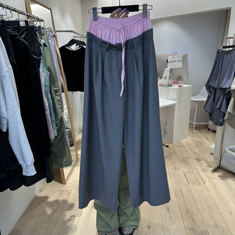 CUCUMBER韓國直郵女裝新款推薦休閑26春夏真品時尚休閑褲CUCUMBER休閑褲