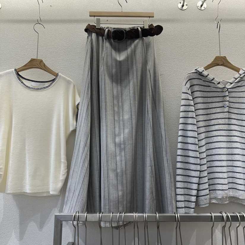 HIPTIQUE韓國代購女裝新品人氣休閑時尚推薦真品長裙含腰帶HIPTIQUE長裙