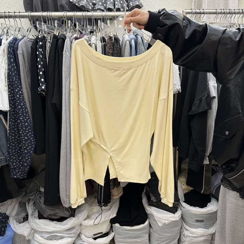 MAGOT東大門代購女裝新款人氣時尚休閑熱賣真品26春夏長袖T恤IIIΛGOT/MAGOT長袖T恤