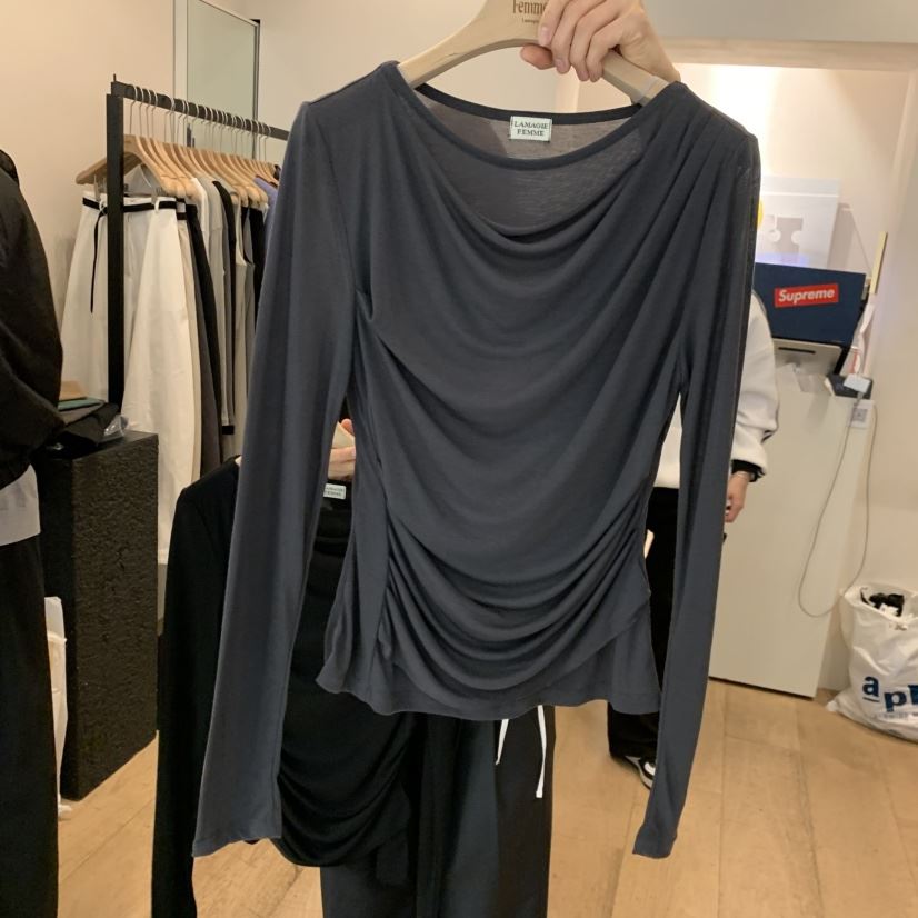 LA MAGIE FEMME韓國直郵女裝新品熱賣推薦時尚人氣長袖T恤Lamagie Femme長袖T恤