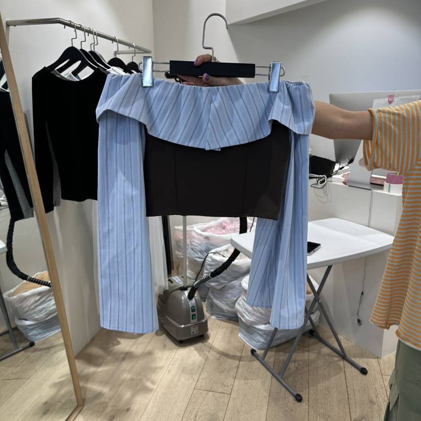 CUCUMBER韓國直郵女士新款真品熱賣人氣26春夏襯衫蕾絲衫CUCUMBER襯衫/蕾絲衫