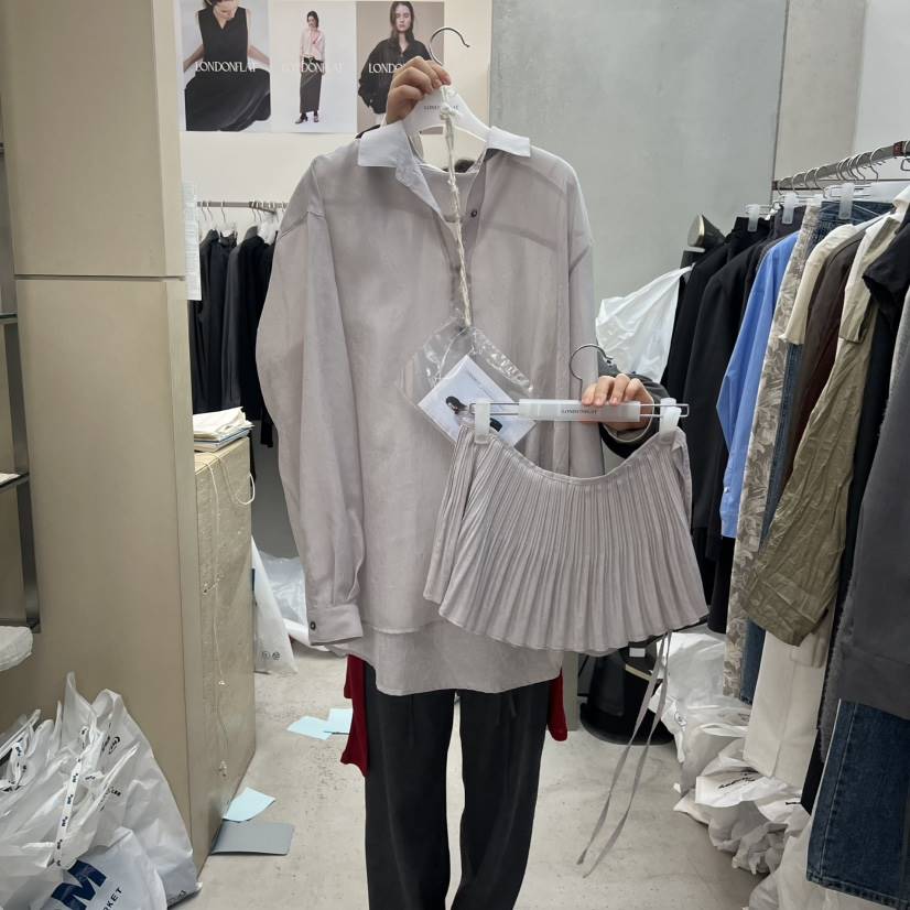 LONDON FLAT東大門直郵女裝新款人氣26春夏職業真品套裝LONDON FLAT套裝