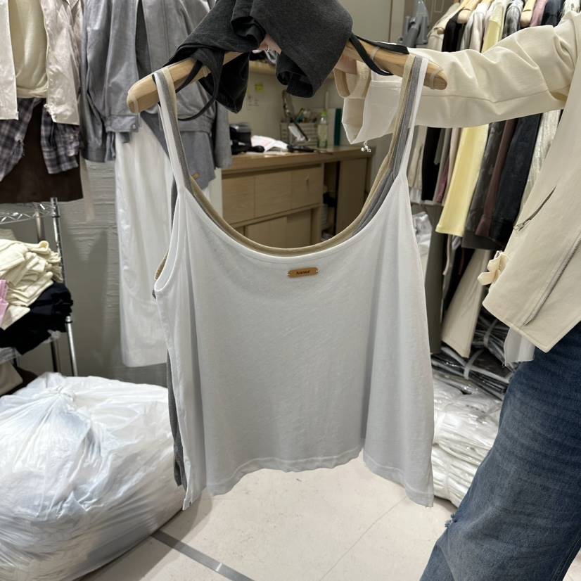 2BOTTLE/AUNNAR韓國直郵女裝新品職業熱賣真品人氣吊帶背心2BOTTLE/AUNNAR吊帶/背心