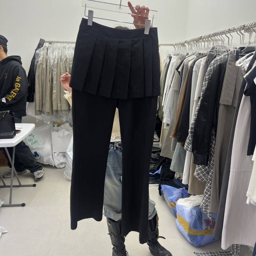 PADO韓國代購女士新品職業熱賣時尚休閑人氣真品裙褲褶裥PADO裙褲