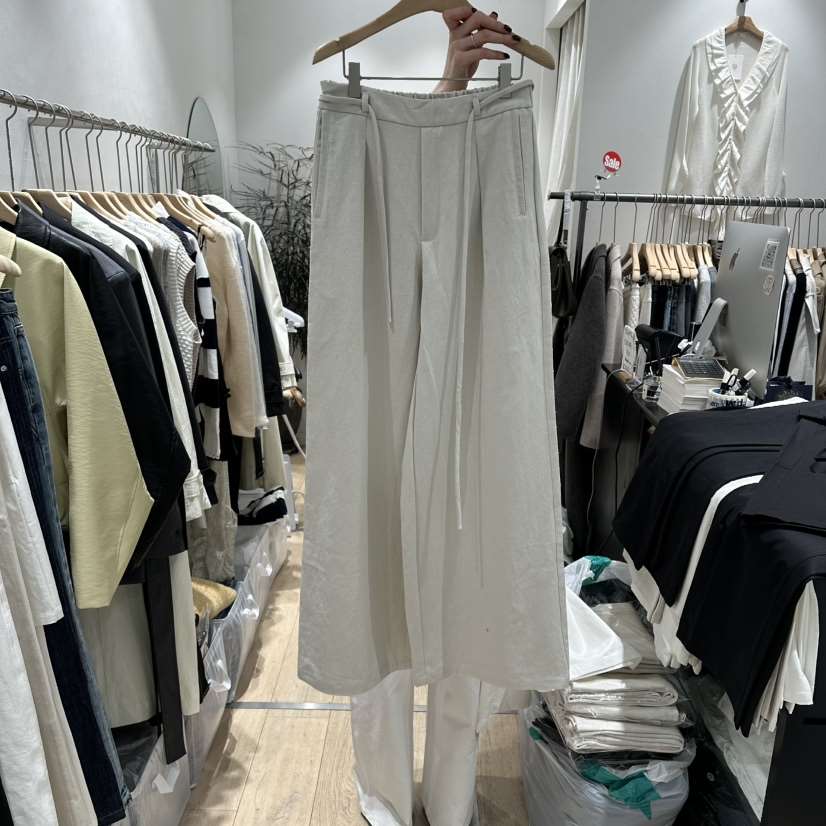 DDAY東大門直郵女裝新款時尚職業人氣真品26春夏休閑褲亞麻布DDAY休閑褲