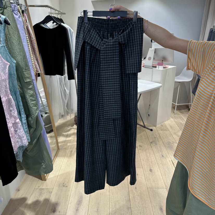 CUCUMBER東大門代購女裝新款熱賣時尚休閑真品推薦裙褲格紋CUCUMBER裙褲