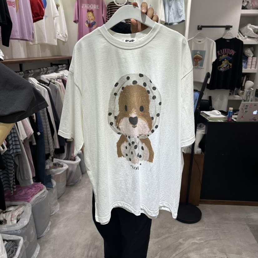 EVE東大門實拍女士新款真品推薦職業人氣休閑26春夏時尚T恤EVET恤