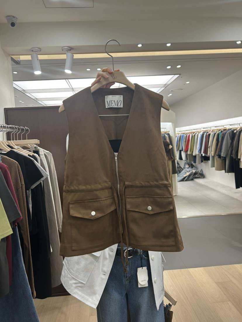 ME MO韓國直郵女士新款職業休閑真品熱賣人氣推薦26春夏馬甲ME MO馬甲