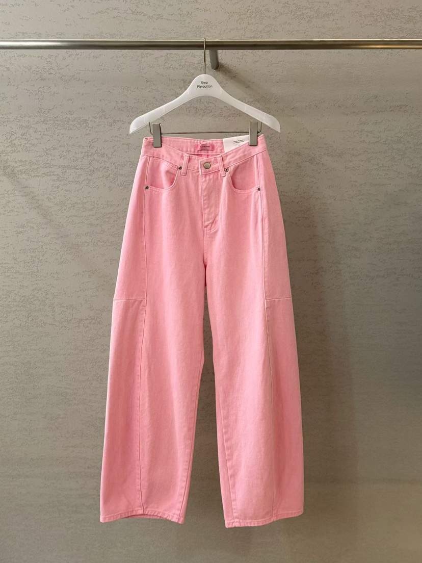 PLAYBUTTON-P韓國代購女士新品人氣推薦職業休閑時尚牛仔褲PLAYBUTTON牛仔褲