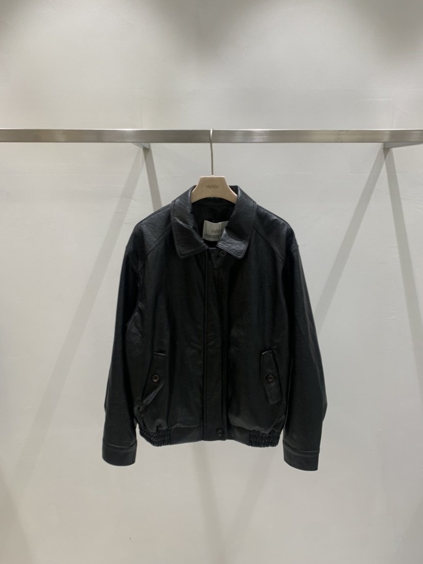 RIETTE韓國代購女裝新款熱賣休閑真品人氣職業26春夏夾克皮革RIETTE夾克