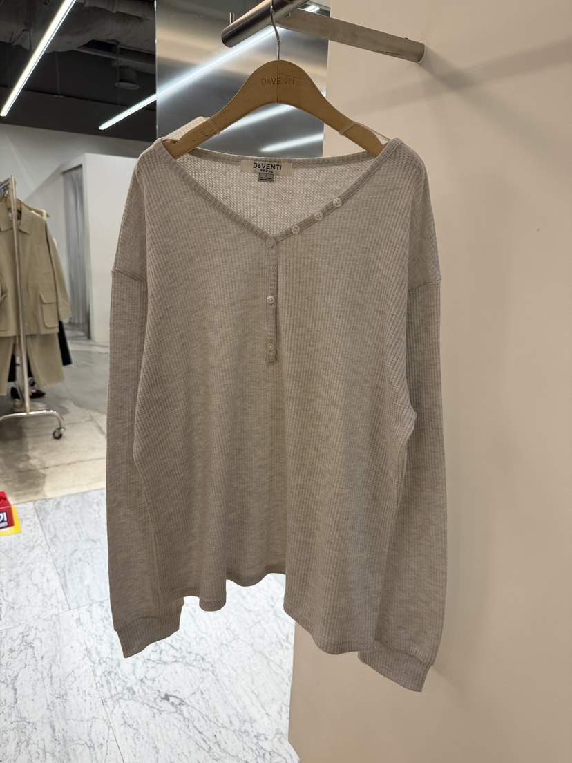 DE VENTI韓國代購女裝新款職業人氣時尚真品26春夏長袖T恤DE VENTI長袖T恤