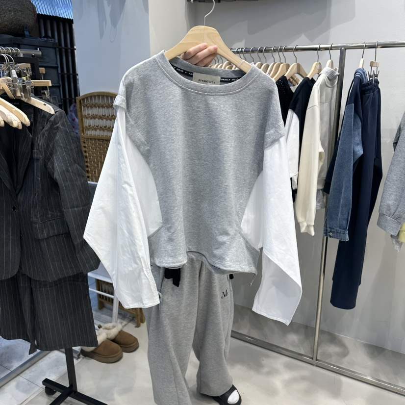 HOT PLACE/DREAM GIRIS/HOT ISSUE東大門代購女士新品人氣長袖T恤HOT PLACE/DREAM GIRIS/HOT ISSUE長袖T恤