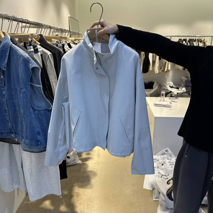 EYEFUL-Q東大門直郵女裝新品熱賣時尚人氣休閑推薦夾克雙層eyeful夾克