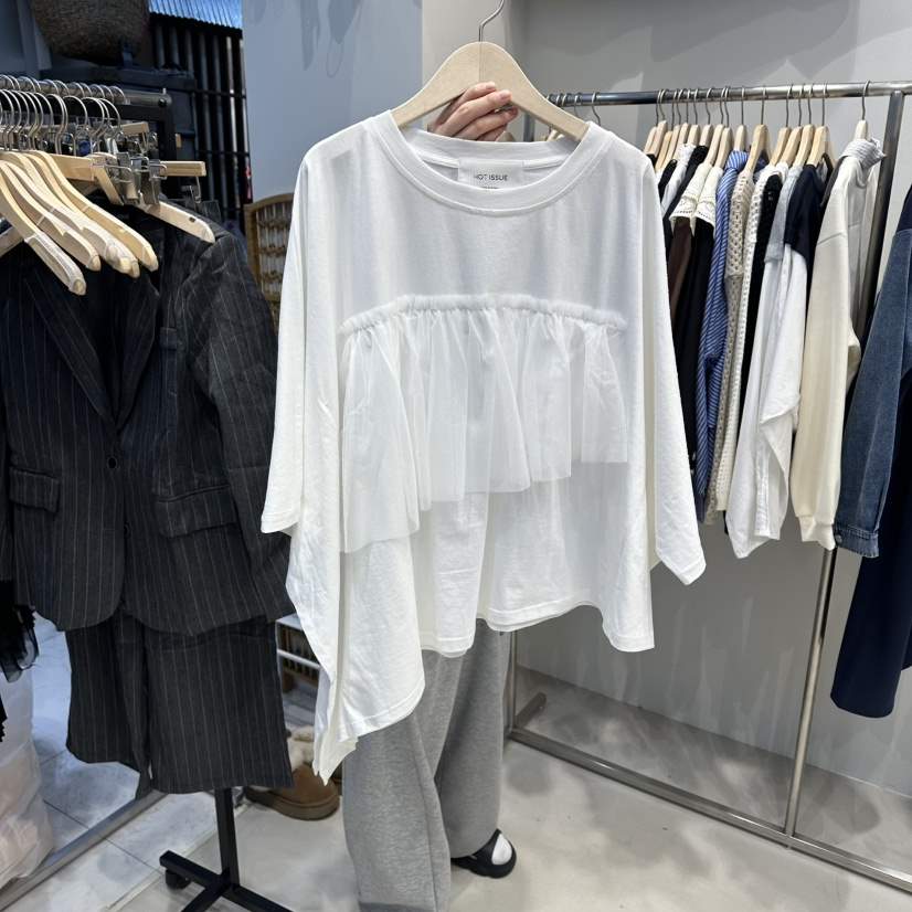 HOT PLACE/DREAM GIRIS/HOT ISSUE東大門直郵女裝新款26春夏長袖T恤HOT PLACE/DREAM GIRIS/HOT ISSUE長袖T恤
