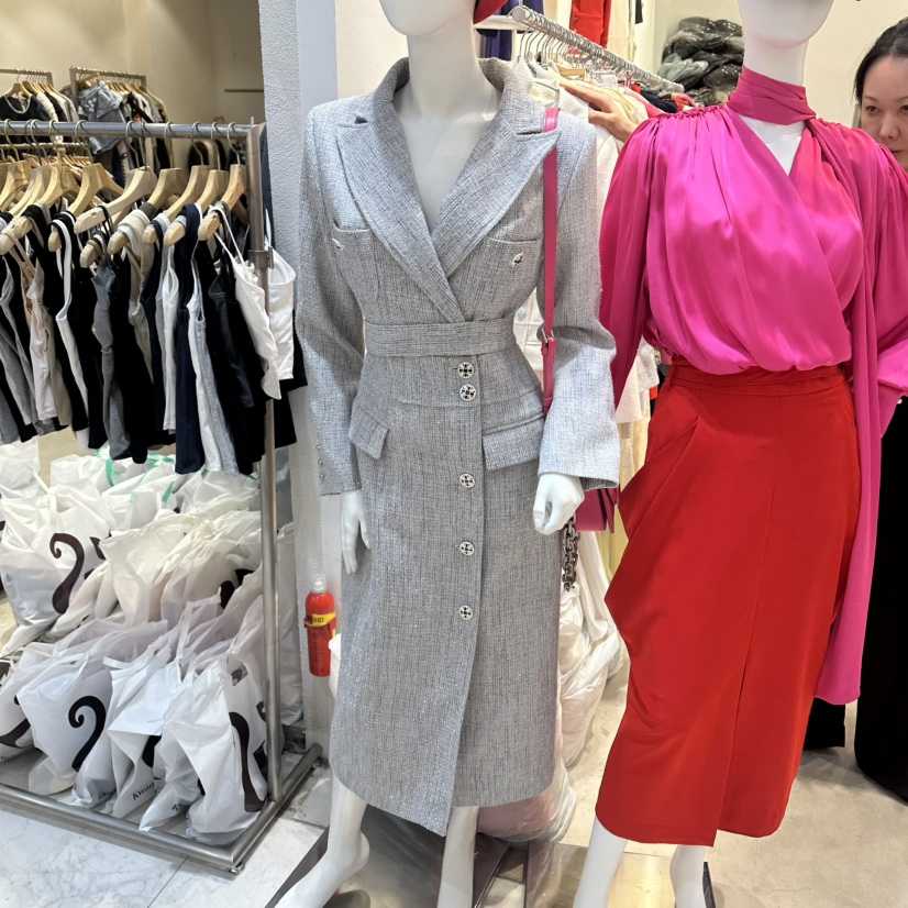 SENSIBLE-S韓國東大門直郵女士新款人氣推薦長款風衣含腰帶SENSIBLE長款風衣