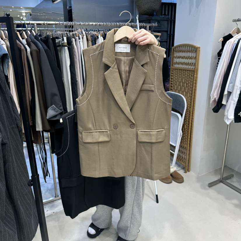 HOT PLACE/DREAM GIRIS/HOT ISSUE韓國直郵女裝新款時尚馬甲HOT PLACE/DREAM GIRIS/HOT ISSUE馬甲