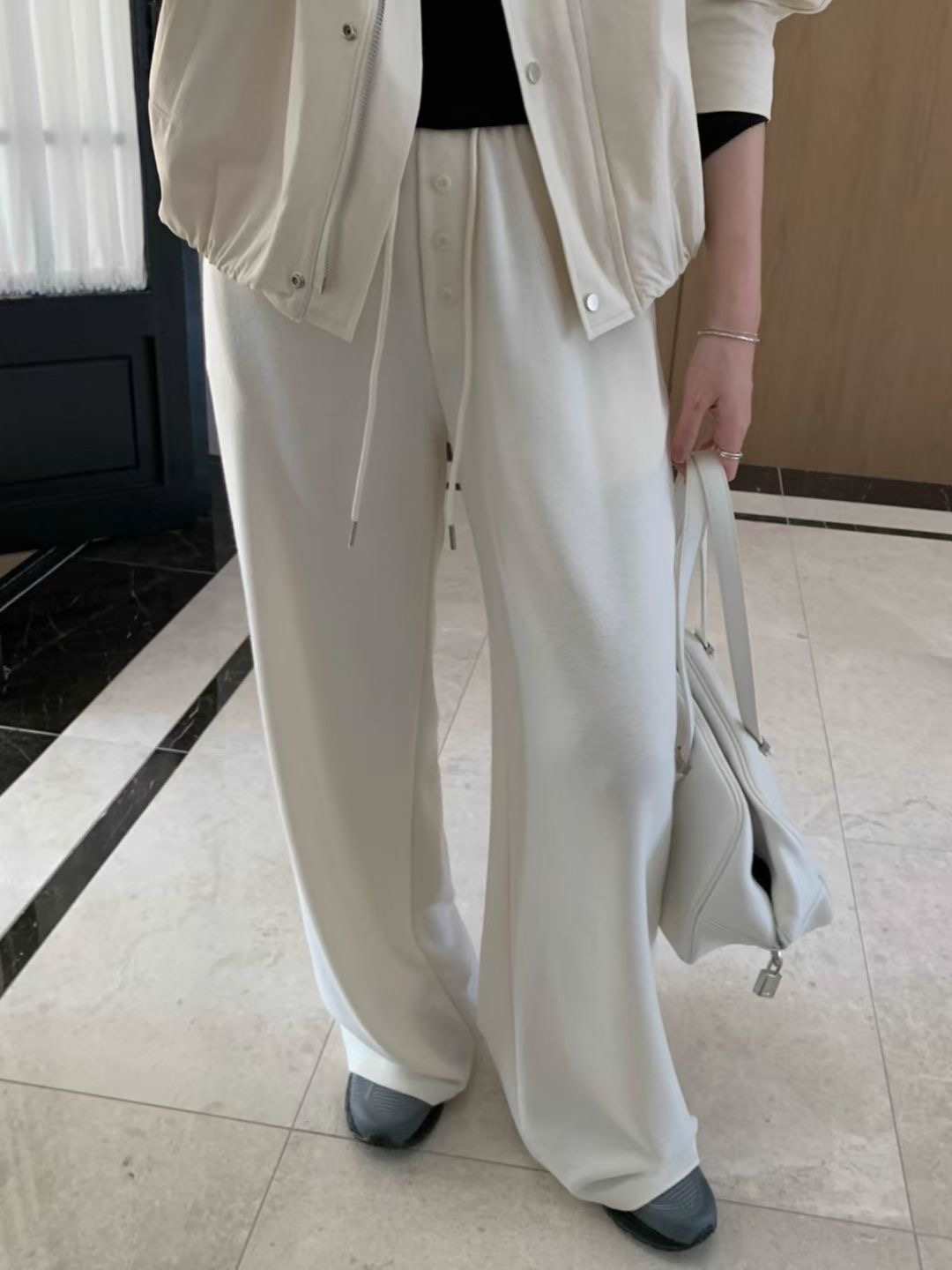 PYT-ot東大門直郵女裝新款職業時尚休閑人氣真品休閑褲紐扣pretty young thing休閑褲