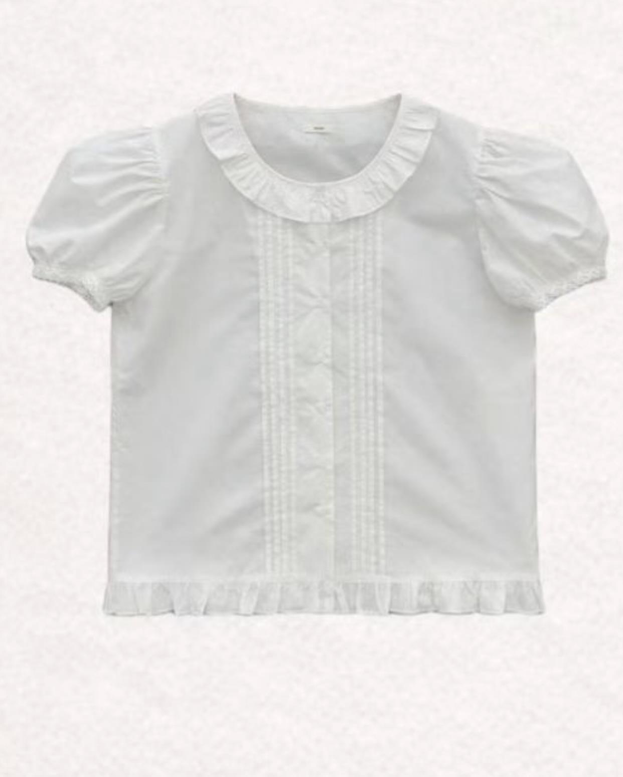 MURS韓國代購女裝新品人氣時尚熱賣休閑推薦真品襯衫蕾絲衫MURS襯衫/蕾絲衫