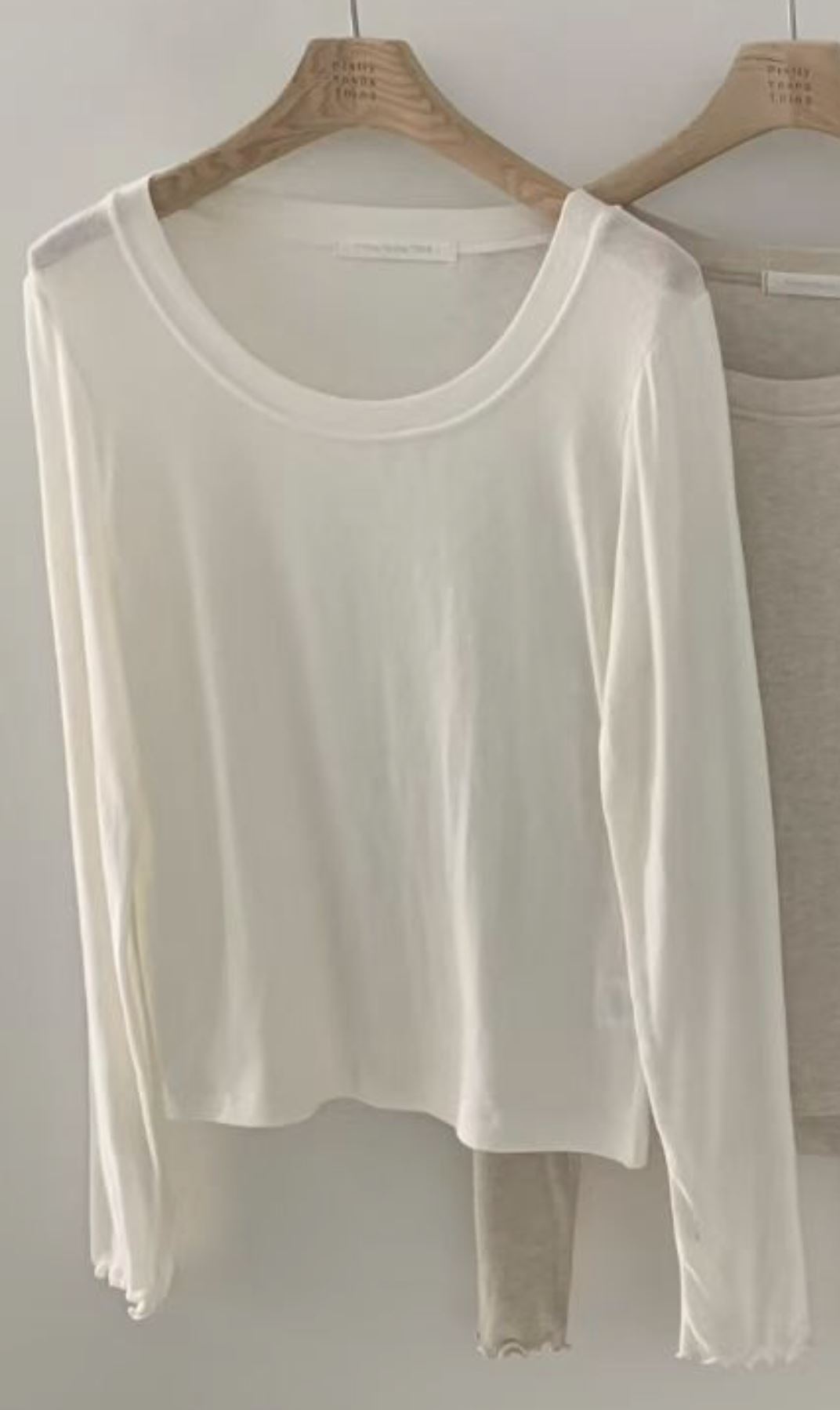 PYT-ot韓國直郵女士新款推薦人氣時尚熱賣26春夏長袖T恤pretty young thing長袖T恤