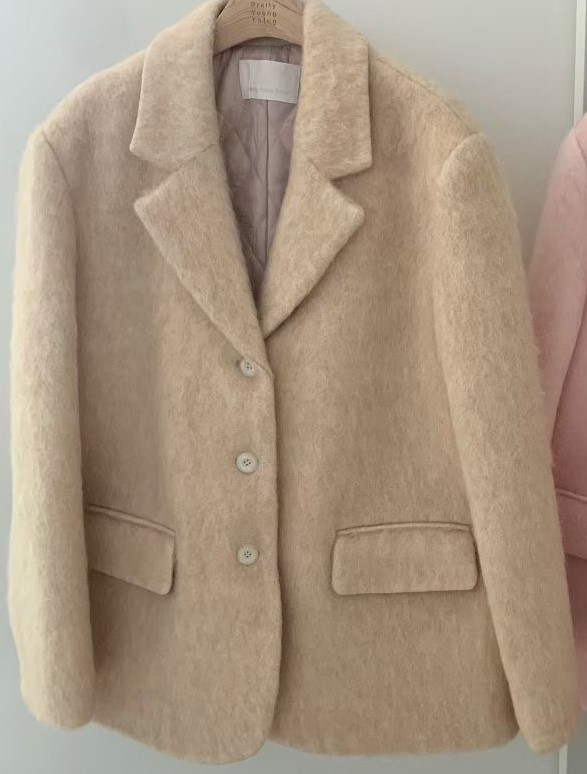 PYT-ot東大門直郵女裝新品時尚休閑推薦人氣熱賣夾克羊毛pretty young thing夾克