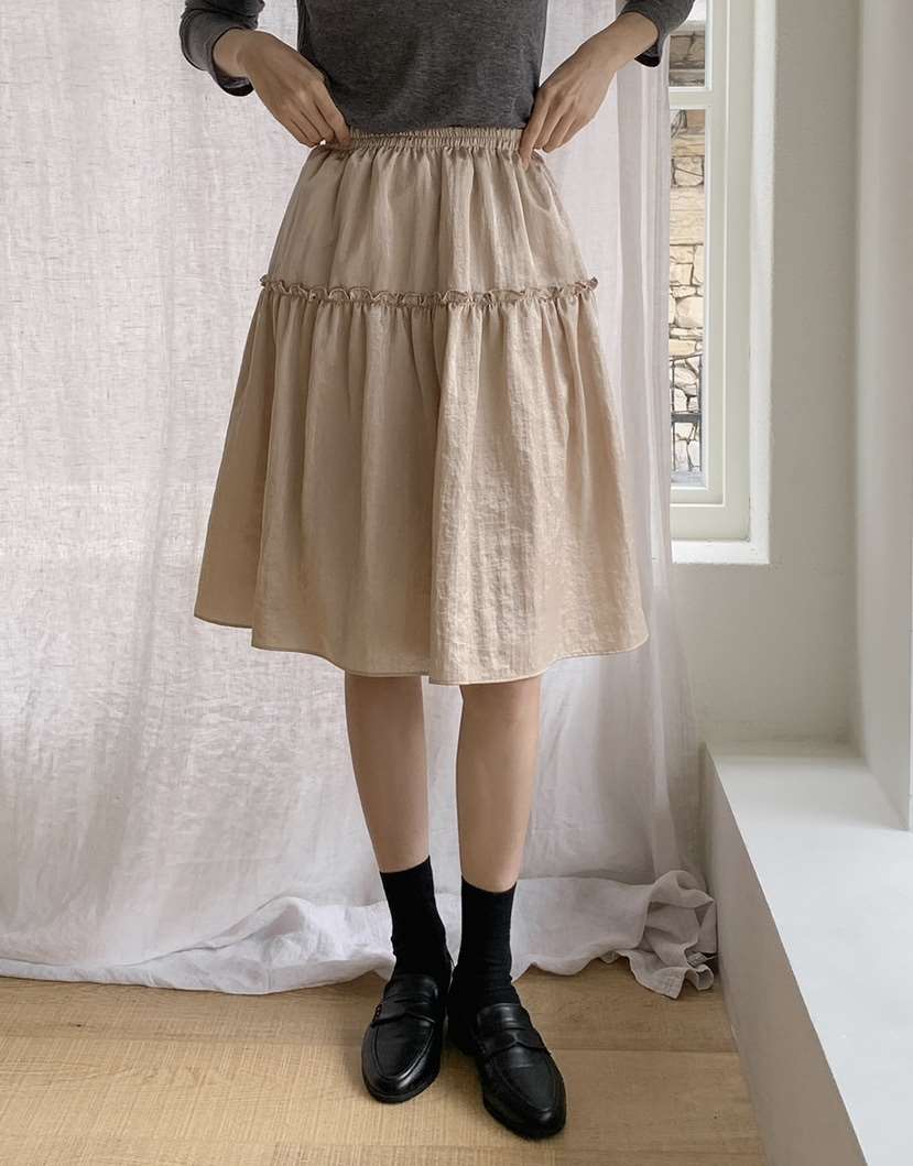 LETAILOR韓國直郵女士新款休閑熱賣26春夏時尚半身裙中短裙LETAILOR半身裙/中短裙