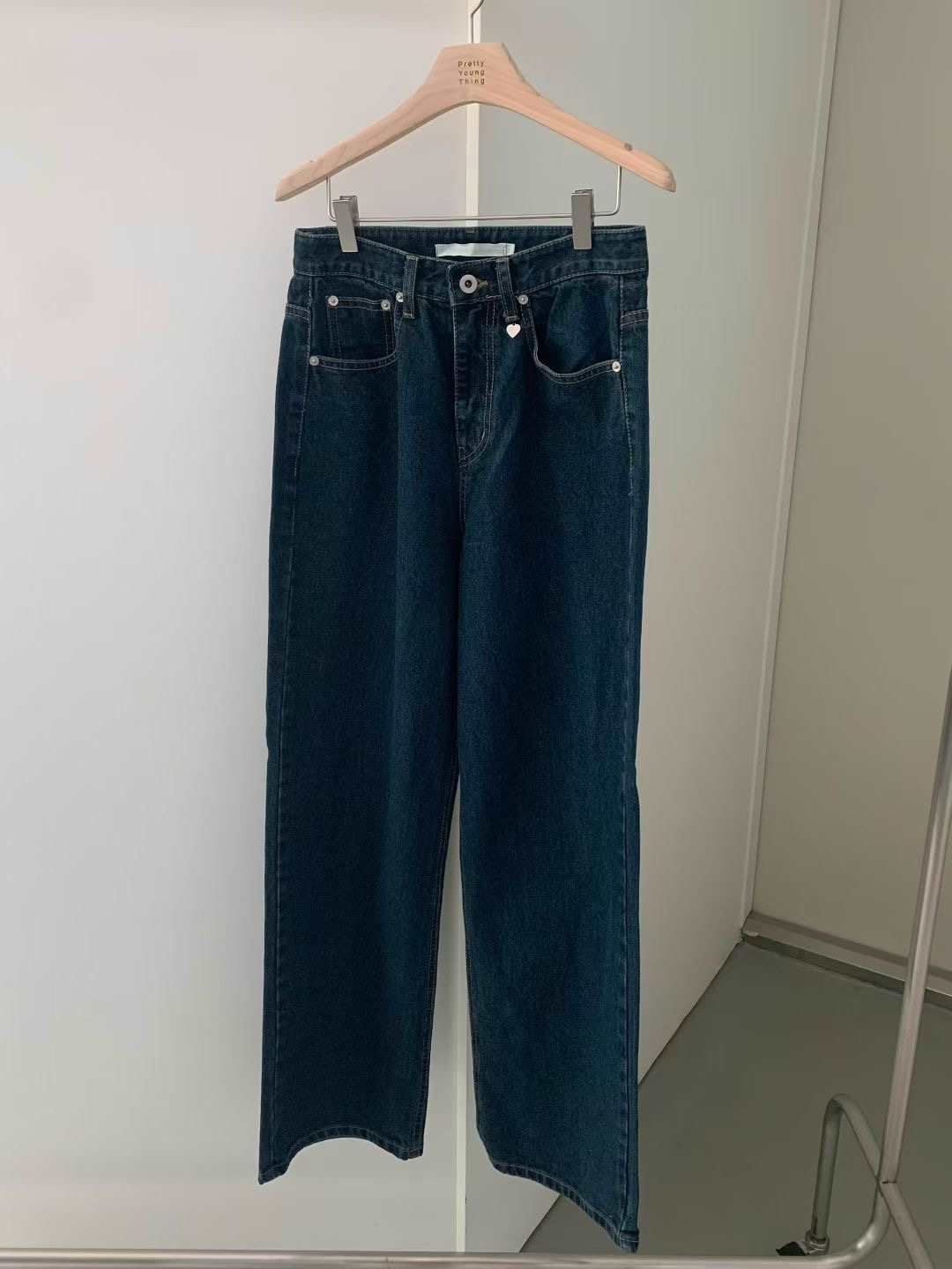 PYT-ot東大門代購女裝新款26春夏時尚職業推薦熱賣牛仔褲pretty young thing牛仔褲