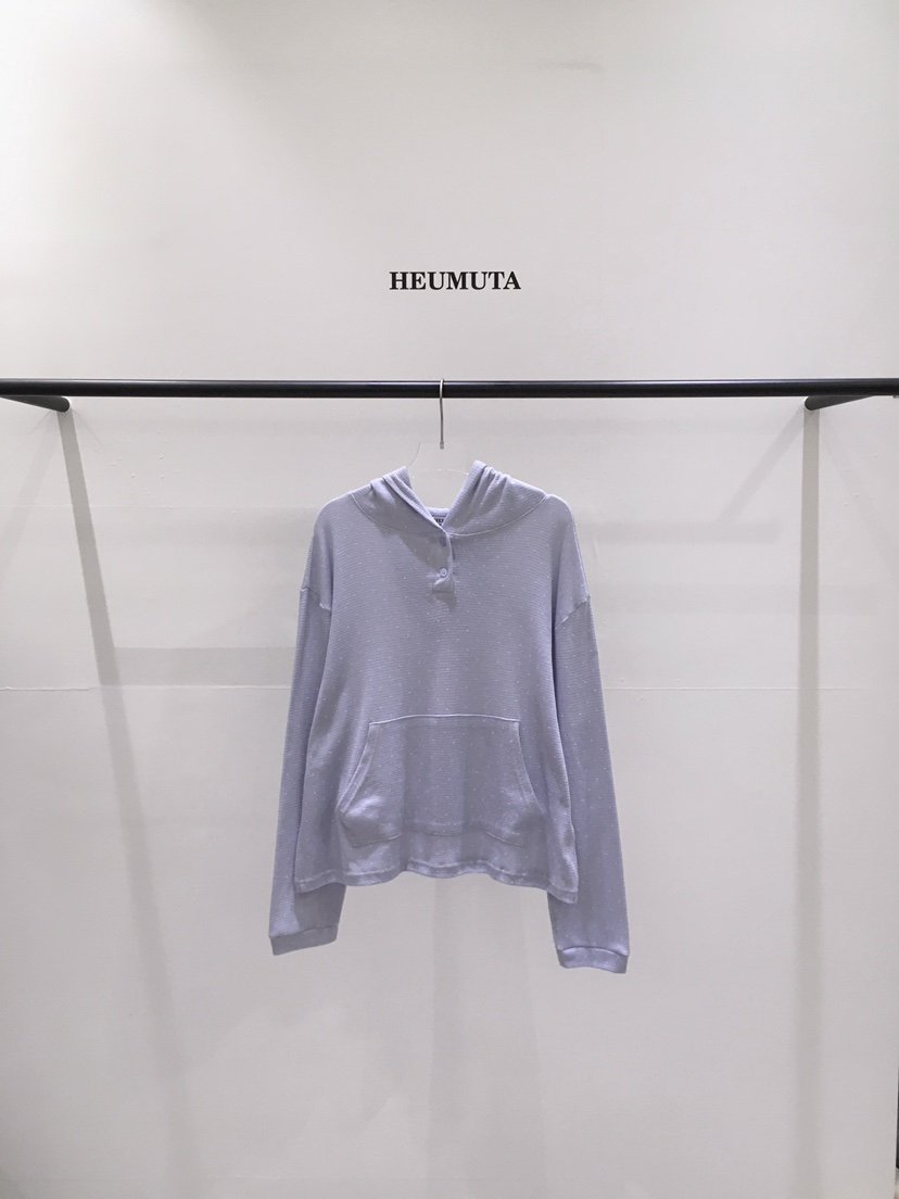 HEUMUTA韓國直郵女士新品26春夏人氣職業推薦長袖T恤華夫格HEUMUTA長袖T恤