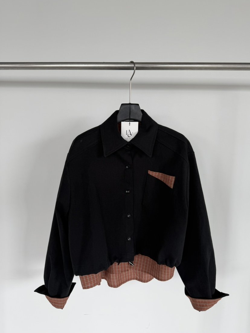 LE AVE韓國東大門直郵女士新品職業時尚26春夏休閑人氣夾克LE AVE夾克