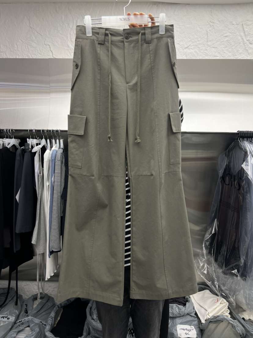 NOVUS韓國直郵女裝新品人氣26春夏熱賣時尚休閑褲工裝喇叭NOVUS休閑褲