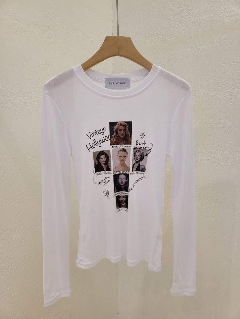 THE OTHER韓國代購女裝新品時尚推薦人氣熱賣職業長袖T恤THE OTHER長袖T恤
