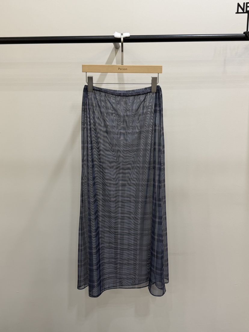 PERSON韓國直郵女裝新品熱賣26春夏人氣推薦休閑長裙透視PERSON長裙