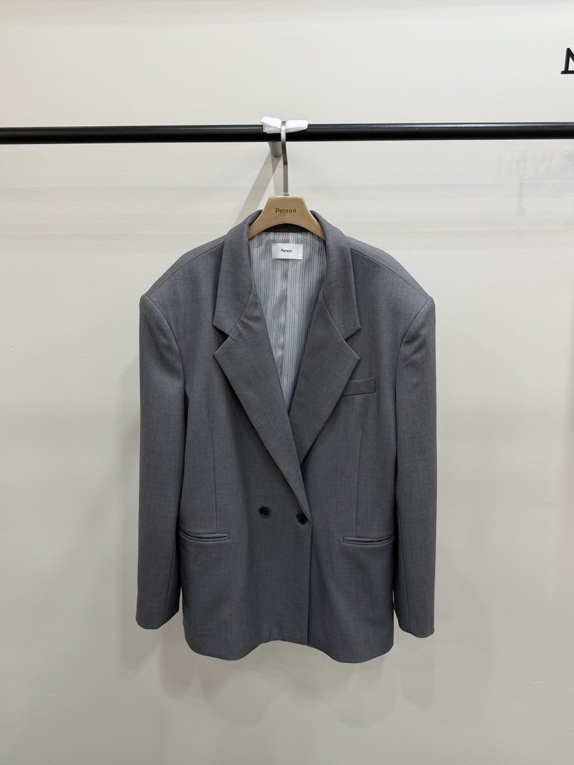 PERSON韓國直郵實拍女士新品職業推薦熱賣26春夏時尚夾克PERSON夾克