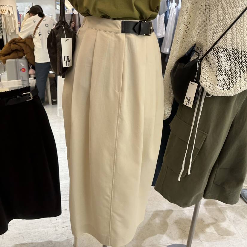 MIXXIN韓國東大門直郵女士新款休閑職業人氣推薦26春夏長裙MIXXIN長裙