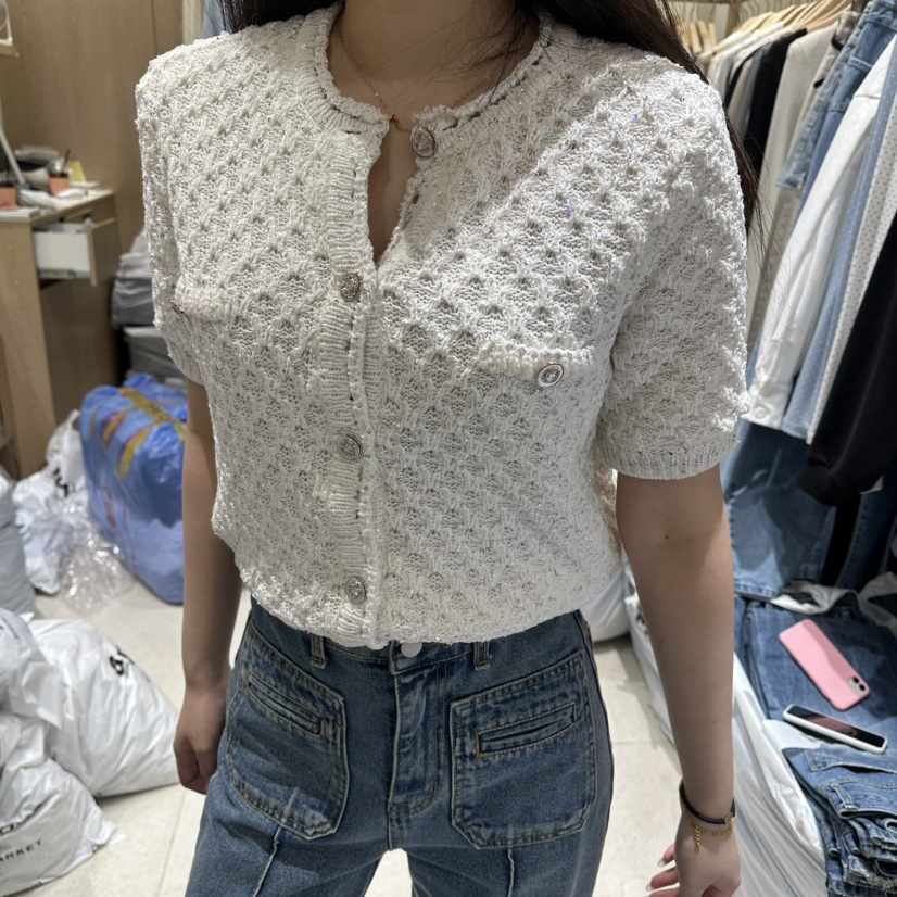 VINTAGE VIBE韓國直郵實拍女裝新品時尚熱賣休閑針織衫開衫VINTAGE VIBE針織衫