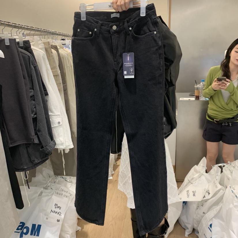 MEET ME韓國代購女士新品時尚推薦熱賣人氣休閑26春夏牛仔褲MEET ME牛仔褲
