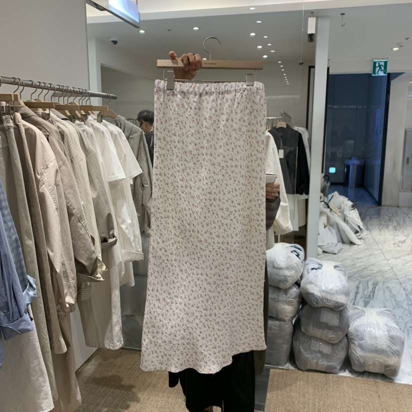 SELF SERVICE韓國東大門直郵女裝新款職業休閑26春夏長裙SELF SERVICE長裙