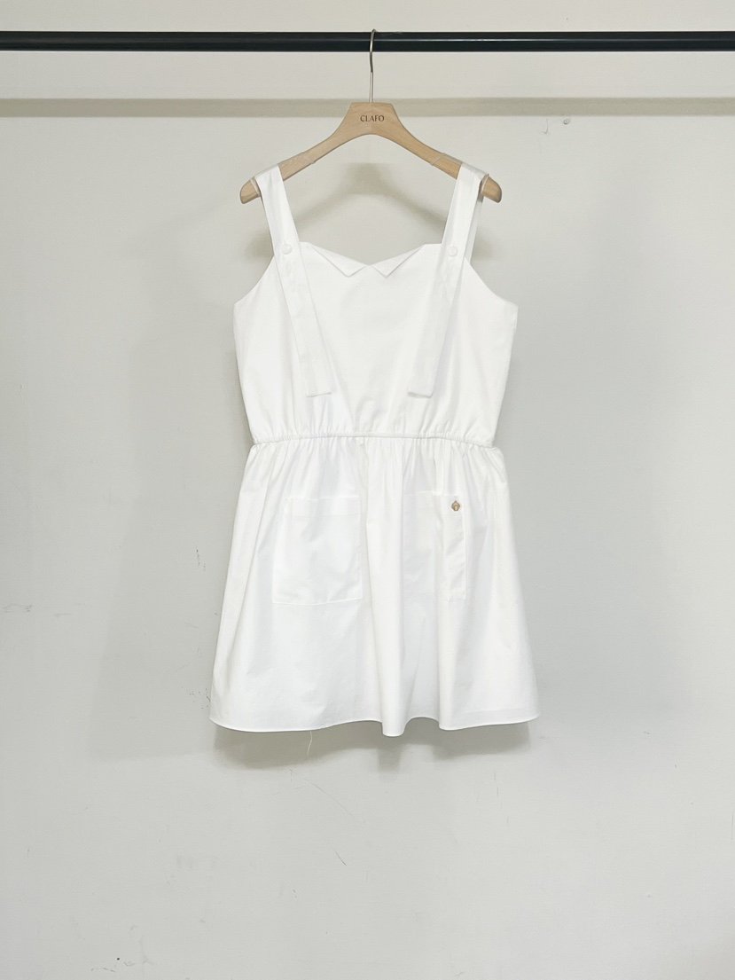 CLAFO韓國東大門直郵女士新品休閑人氣推薦26春夏時尚連衣裙CLAFO連衣裙