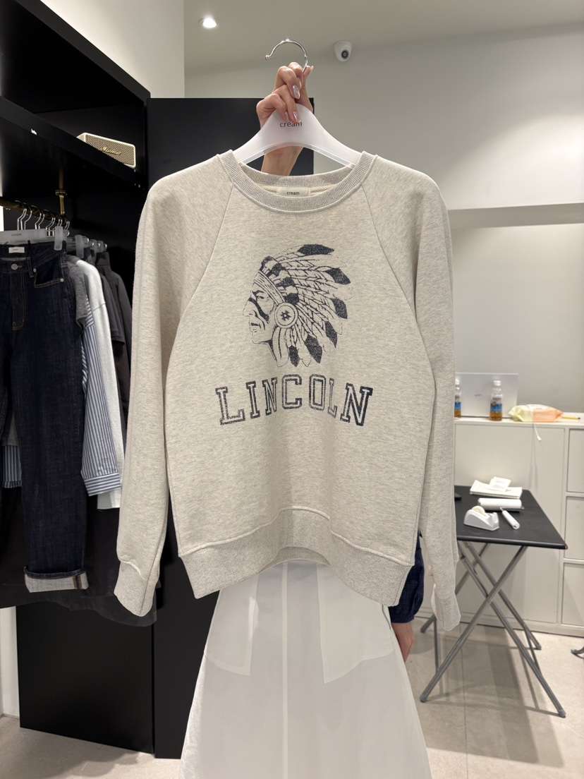 CREAM-P韓國直郵女士新款推薦時尚休閑26春夏熱賣職業衛衣CREAM-P衛衣